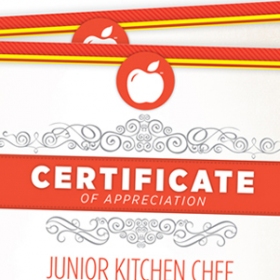 Applebee's Kids Certificate