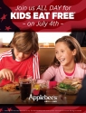 Applebee's Kid's Eat Free Flyer